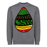 Storm teardrop african pattern Heavyweight Sweatshirt - BundleAndBundleShop