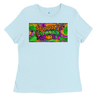 Baby Blue spooky license plate Ladies Tee - BundleAndBundleShop