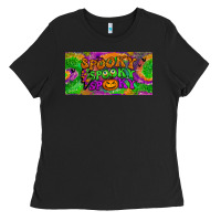 Black spooky license plate Ladies Tee - BundleAndBundleShop