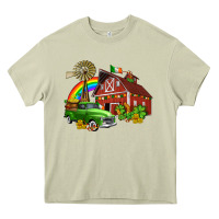 Mossy barn st patricks with truck and shamrocks Heavy Core Tee - AdoDesignShop