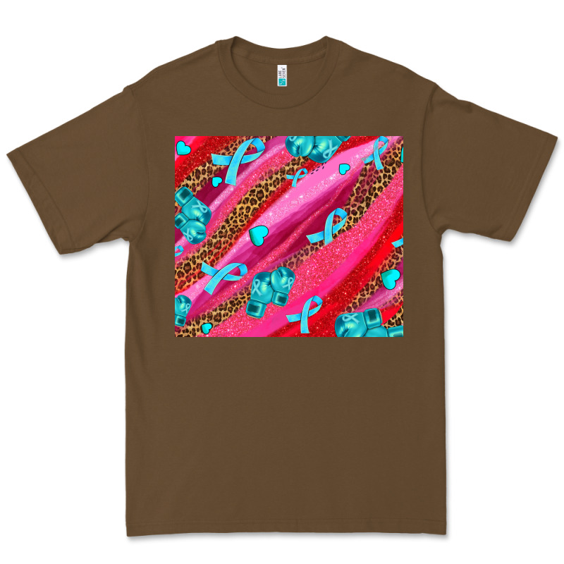 Cancer Boxing Gloves And Cancer Ribbon Premium Tee by AdoDesignShop | Teevron
