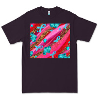 Plum cancer boxing gloves and cancer ribbon Premium Tee - AdoDesignShop