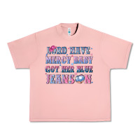 Salmon lord have mercy baby got her blue jeans on Urban Heavy Tee - NancyCooperArtShop