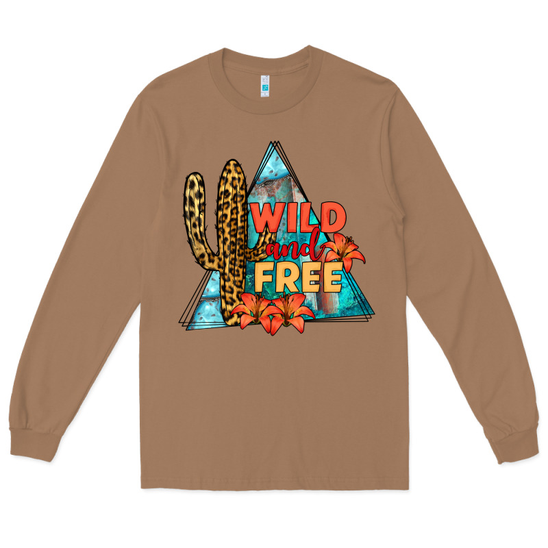 Wıld And Free Long Sleeve Tee by JahusDesignShop | Teevron