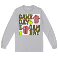 Moon Dust softball uniform game day seamless pattern Long Sleeve Tee - BundleAndBundleShop