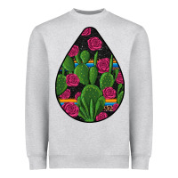 Heather Grey Hispanic Heritage Heavyweight Sweatshirt - BundleAndBundleShop