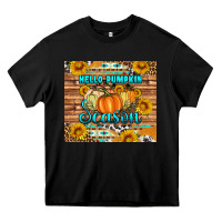 Black hello pumpkin season tumbler Heavy Core Tee - Artiststas