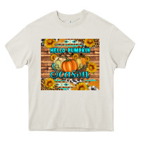 Cream hello pumpkin season tumbler Heavy Core Tee - Artiststas