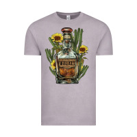 Western Whiskey Bottle Vintage Tee | Teevron