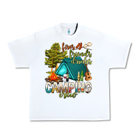 White fires friends drinks camping crew Urban Heavy Tee - NancyCooperArtShop