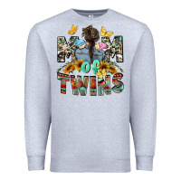 Heather Grey Mom of twins Mother's Day Premium Sweatshirt - CowGirlArtShop