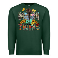 Sports Green Mom of twins Mother's Day Premium Sweatshirt - CowGirlArtShop