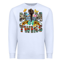 White Mom of twins Mother's Day Premium Sweatshirt - CowGirlArtShop