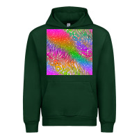 Forest Green neon glitter leopard seamless pattern Urban Hoodie - BundleAndBundleShop