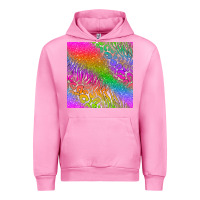 Fuchsia Pink neon glitter leopard seamless pattern Urban Hoodie - BundleAndBundleShop