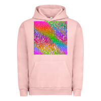 Pigment Salmon neon glitter leopard seamless pattern Urban Hoodie - BundleAndBundleShop