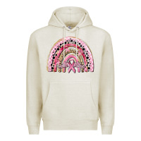 Oatmeal Heather cancer rainbow Premium Hoodie - CowGirlArtShop