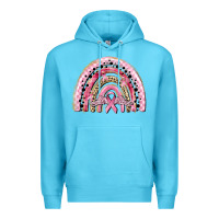 Ocean Blue cancer rainbow Premium Hoodie - CowGirlArtShop