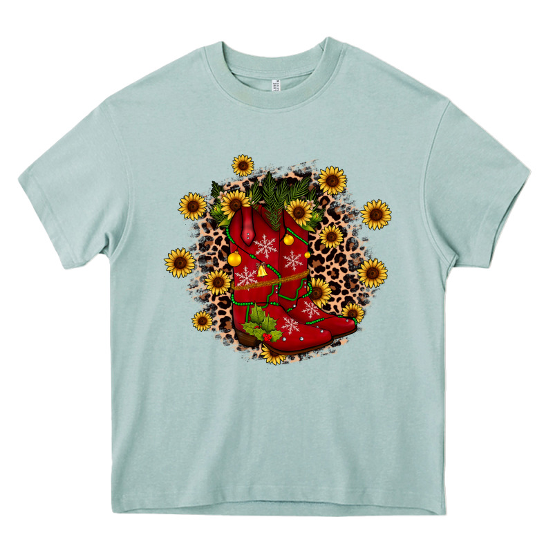 Boots Wood Slice Ornament Heavy Core Tee by JahusDesignShop | Teevron