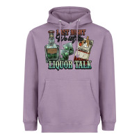 Lavender Last night we let the liquor talk Cowboy Heavyweight Hoodie - HowdyJamesFarm