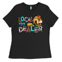 Black Local egg dealer Ladies Tee - AdoDesignShop