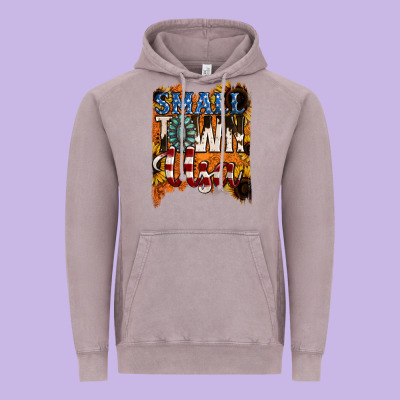 Small Town Usa Gemstone Vintage Hoodie Designed By Jasminsmagicworld