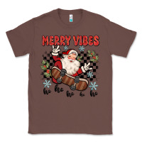 Chestnut merry vibes ho ho ho Classic Tee - MaliasSmallBusiness