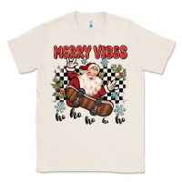 Natural merry vibes ho ho ho Classic Tee - MaliasSmallBusiness
