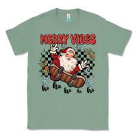 Sage merry vibes ho ho ho Classic Tee - MaliasSmallBusiness