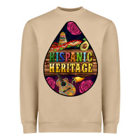 Mushroom teardrop Hispanic Heritage Heavyweight Sweatshirt - BundleAndBundleShop