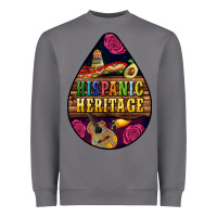 Storm teardrop Hispanic Heritage Heavyweight Sweatshirt - BundleAndBundleShop