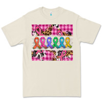 Bone western colorfull cancer ribbon Premium Tee - AdoDesignShop