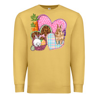 Antique Gold Easter hearts Easter Day Premium Sweatshirt - HowdyJamesFarm