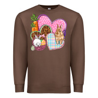 Chestnut Easter hearts Easter Day Premium Sweatshirt - HowdyJamesFarm