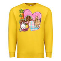 Lemon Easter hearts Easter Day Premium Sweatshirt - HowdyJamesFarm