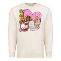 Sandshell Easter hearts Easter Day Premium Sweatshirt - HowdyJamesFarm