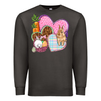 Smoke Easter hearts Easter Day Premium Sweatshirt - HowdyJamesFarm