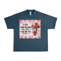 Midnight Navy christian Urban Heavy Tee - MaliasSmallBusiness