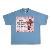 Pebble Blue christian Urban Heavy Tee - MaliasSmallBusiness