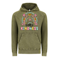 Vintage Olive choose kindness Vintage Hoodie - MaliasSmallBusiness