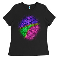 Black halloween leopard patch 1 Ladies Tee - BundleAndBundleShop