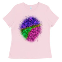 Bubblegum Pink halloween leopard patch 1 Ladies Tee - BundleAndBundleShop