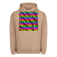 Pigment Burro neon rainbow leopard zebra seamless pattern Urban Hoodie - BundleAndBundleShop