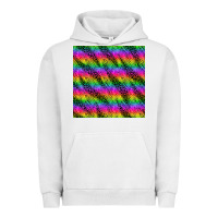 Pigment Lunar Rock neon rainbow leopard zebra seamless pattern Urban Hoodie - BundleAndBundleShop