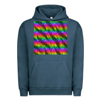 Pigment Midnight Navy neon rainbow leopard zebra seamless pattern Urban Hoodie - BundleAndBundleShop