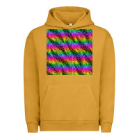 Pigment Peanut Butter neon rainbow leopard zebra seamless pattern Urban Hoodie - BundleAndBundleShop