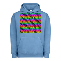Neon Rainbow Leopard Zebra Seamless Pattern Urban Hoodie | Teevron