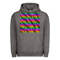 Pigment Tornado neon rainbow leopard zebra seamless pattern Urban Hoodie - BundleAndBundleShop