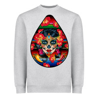 Heather Grey Hispanic Heritage Heavyweight Sweatshirt - BundleAndBundleShop