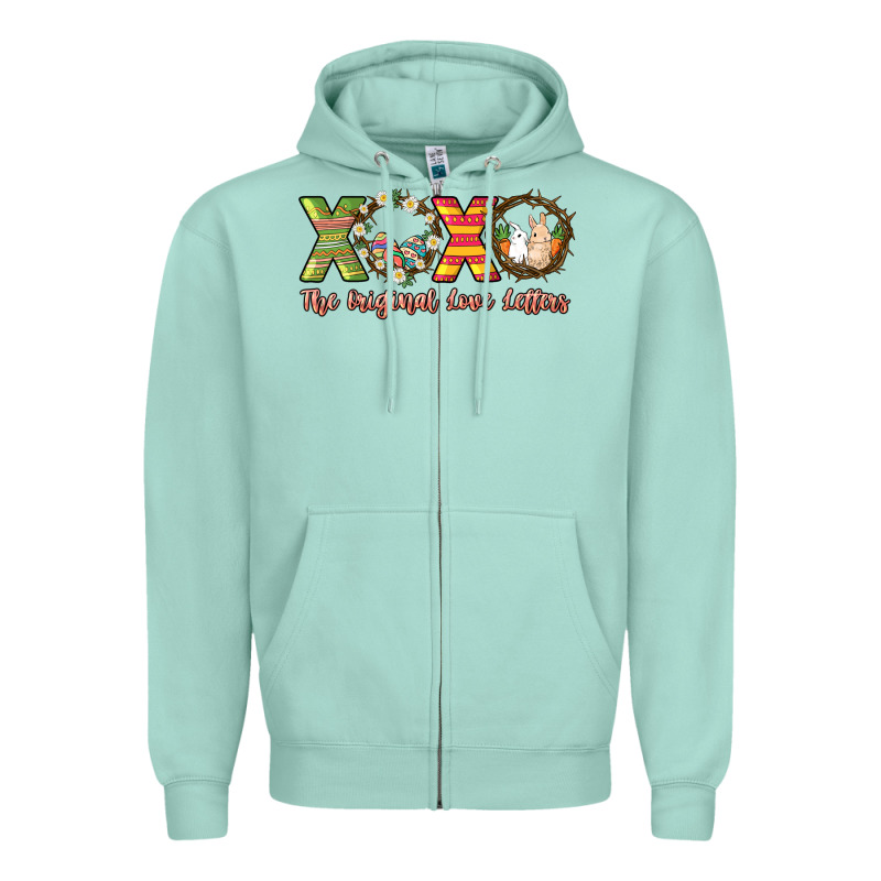 Xoxo The Original Love Letters Zipper Hoodie by NancyCooperArtShop | Teevron